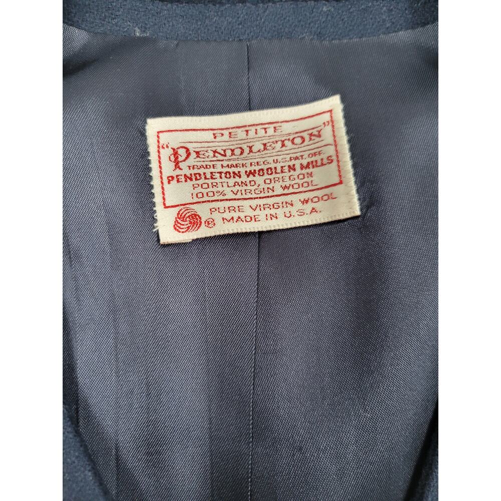 Pendleton Navy Blue Women's Jacket - image 4